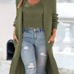 Cotton cardigan vest jacket sweater