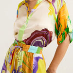 Silk Skirt and Skirt in Multi
