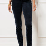 STRETCH CORDUROY STRAIGHT LEG PANTS