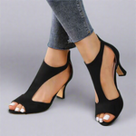 Paloma | Cutout Open-Toe Heels