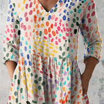 Bernadette | Long V-Neck Shirt