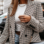 plaid blazer