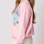 Christmas Soldier Sequined Fashion Casual Sweatshirt