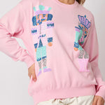 Christmas Soldier Sequined Fashion Casual Sweatshirt