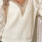Loose casual pullover women's knitted sweater
