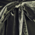 Layers of Luxe Dark Sage Green Velvet Long Cardigan