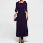 April - Luxurious Velvet Dress