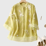 Leticia | Chic Floral Embroidered Top