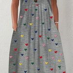 Women'S Casual Color-Block  Dress