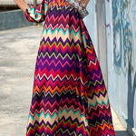 Ethnic Multicolor Resort Dress