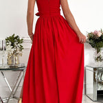 Darling Muse Ruffle One Shoulder Party Maxi Dress