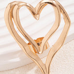 Heart Shape Solid Color Rings Accessories