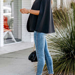 Margovil Open Front Split Sleeves Cape Jacket
