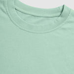 Men's 100% cotton basic round neck T-shirt two-piece set