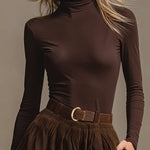 Lunori™ | Aveline Two-Piece Set (Turtleneck & Maxi Skirt)