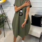 Iris™ | Stylish Short Sleeved Dress