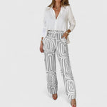Dominique | Chic Two-Piece Set with Complimentary Belt