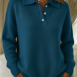 Olivia | Knit Polo Sweater