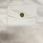 Men's Classic Casual Solid Color Slim Fit Multi-Pocket Polyester Cotton Short Sleeve Shirt