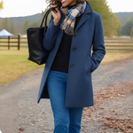 Tradura™ - Classic Button-Up Mid-Length Coat