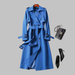 TIA��� - Elegant Knee-Length Loose Fit Coat
