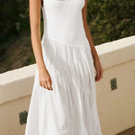 Boho Backless Sheath Skirt Resort Dress