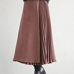 Graceful A-Line Pleated Skirt