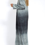 Gray gradient dress