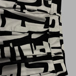 High Waisted Loose Pleated Printed Split-Joint Pants Trousers