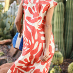 NUBIA Small Stand Collar Sleeveless Button Loose Dress