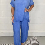 Floaty 2 Piece Sleeved Trouser Set