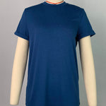 Short Sleeves Solid Color Round-Neck T-Shirts Tops
