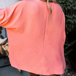Zeagoo Zeagoo 3/4 Ruched Sleeves Shirt Loose Pullover Top for Women Casual Work Office Loose Fit 2026 | Under $40