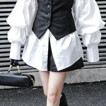 Adjustable Waist Half Suit Vest