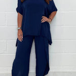 Floaty 2 Piece Sleeved Trouser Set