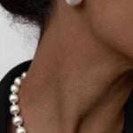Heavy Brushed Round Silver Earrings