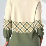 Annelie | Sweater with Checked Detail