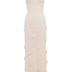 Flowers for Every Occasion Crochet Back Lace-up Maxi Dress