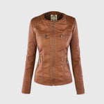 KAROLINE��� Chic and Distinctive Leather Jacket