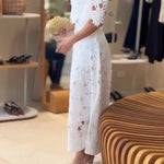 Floral cutout two-piece set