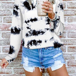 Margovil Rainbow Striped Long Sleeves Pullover Top