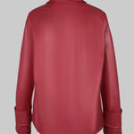 Long Sleeves Buttoned Solid Color Notched Collar Jackets&Coats Outerwear