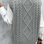 Oversized Vest Knit Sweaters Tank Pullover Fall Outfit