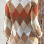 Sign | Checkered Knit with Button Detail