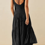 Boho Backless Sheath Skirt Resort Dress