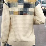 Linora | Patchwork Knit with Buttons