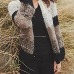 Seasonal Treats Mixed Colours Ballnoon Sleeve Loose Cardigan