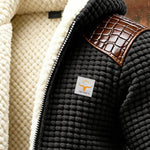 JULIAN | EMBOSSED LEATHER TEXTURED JACKET