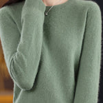Margovil Crewneck Solid Comfy Pullover Sweater