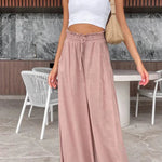 ON MY HEART WIDE LEG LINEN PANTS - 4 COLORS